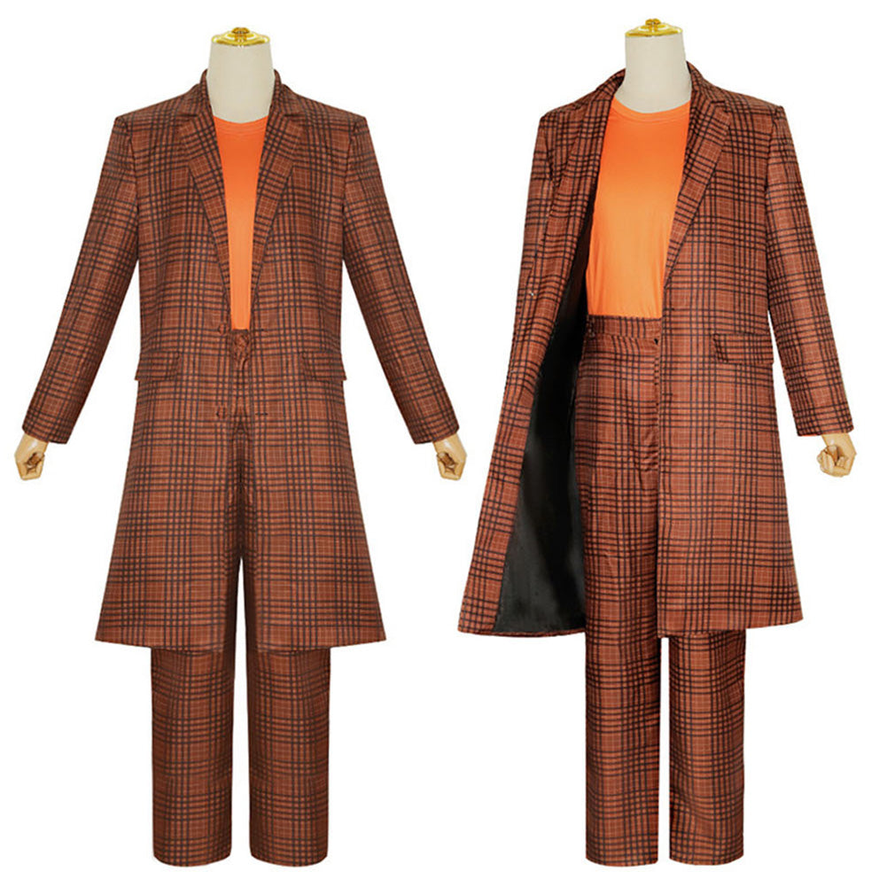 Cosplay Costume Ncuti Gatwa Doctor Who TV Cosplay Tenue Marron Homme