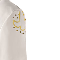 Cosplay Costume Nico Robin One Piece Live Action 2(2026) TV Cosplay Tenue Blanche et Violette Femme Ver.2