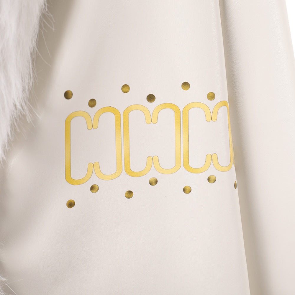 Cosplay Costume Nico Robin One Piece Live Action 2(2026) TV Cosplay Tenue Blanche et Violette Femme Ver.2