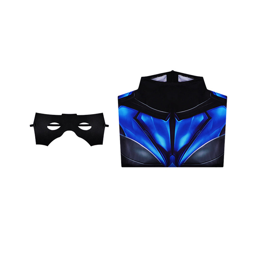 Cosplay Costume Nightwing The Batman Part II(2027) Film Cosplay Combinaison Bleue Homme