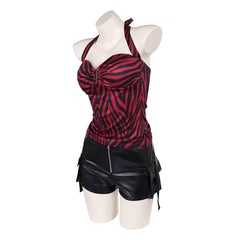 Cosplay Costume Nikki Obsessed Film Cosplay Tenue Rouge et Noire Femme