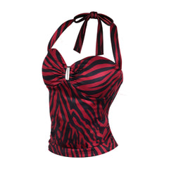 Cosplay Costume Nikki Obsession(2026) Film Cosplay Haut Rouge et Noir Femme