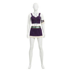 Cosplay Costume Niko Robin One Piece Live Action 2(2026) TV Cosplay Tenue Blanche et Violette Femme