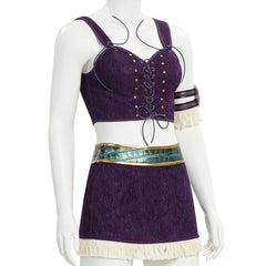 Cosplay Costume Niko Robin One Piece Live Action 2(2026) TV Cosplay Tenue Blanche et Violette Femme