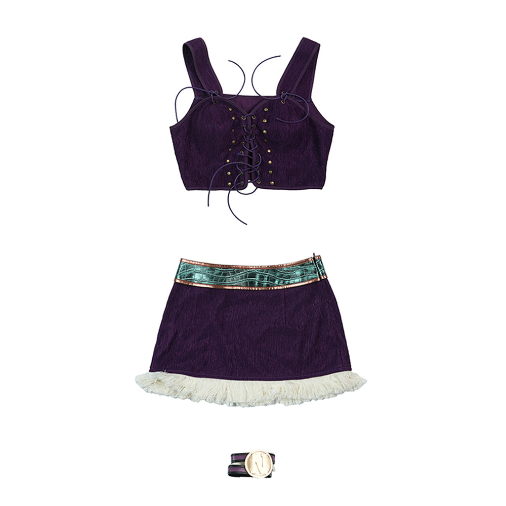 Cosplay Costume Niko Robin One Piece Live Action 2(2026) TV Cosplay Tenue Violette Femme