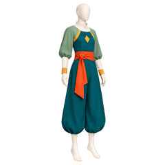 Cosplay Costume Nisha Avatar: Seven Havens(2026) TV Cosplay Tenue Verte Femme