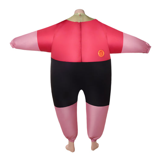 Cosplay Costume Oliver Grayson Invincible 4(2026) TV Cosplay Combinaison Gonflable Rouge et Noire