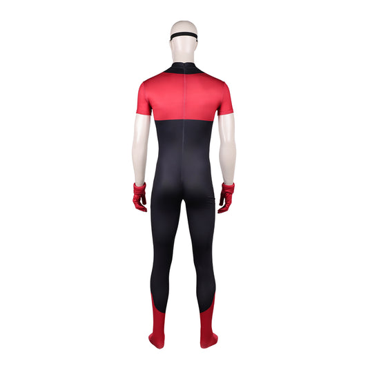 Cosplay Costume Oliver Grayson Invincible 4(2026) TV Cosplay Combinaison Noire et Rouge Homme