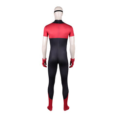 Cosplay Costume Oliver Grayson Invincible 4(2026) TV Cosplay Combinaison Noire et Rouge Homme