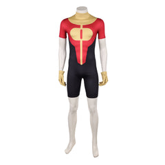 Cosplay Costume Oliver Grayson Invincible 4(2026) TV Cosplay Combinaison Rouge et Jaune Homme