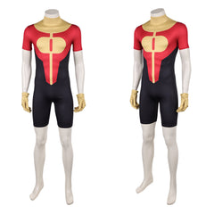 Cosplay Costume Oliver Grayson Invincible 4(2026) TV Cosplay Combinaison Rouge et Jaune Homme