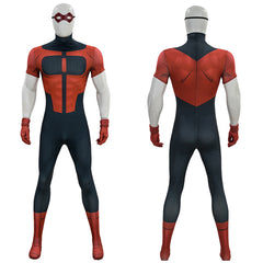 Cosplay Costume Oliver Grayson Invincible 4(2026) TV Cosplay Combinaison Rouge et Noire Homme Ver.2