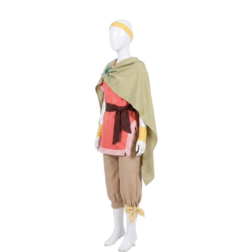 Cosplay Costume Pavi Avatar Aang: The Last Airbender(2026) Film Cosplay Tenue Verte Femme