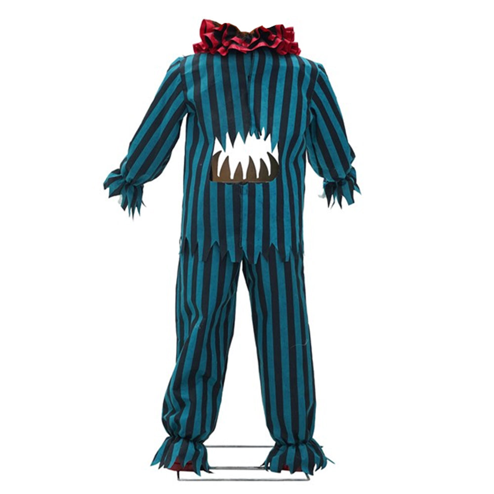 Cosplay Costume Pennywise It Film Cosplay Tenue Noire et Bleue Homme