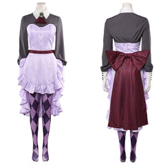 Cosplay Costume Perona One Piece: Heroines(2026) Anime Cosplay Robe Violette et Grise Femme