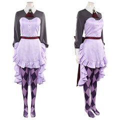 Cosplay Costume Perona One Piece: Heroines(2026) Anime Cosplay Robe Violette et Grise Femme
