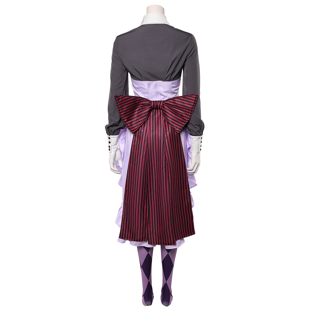 Cosplay Costume Perona One Piece: Heroines(2026) Anime Cosplay Robe Violette et Grise Femme