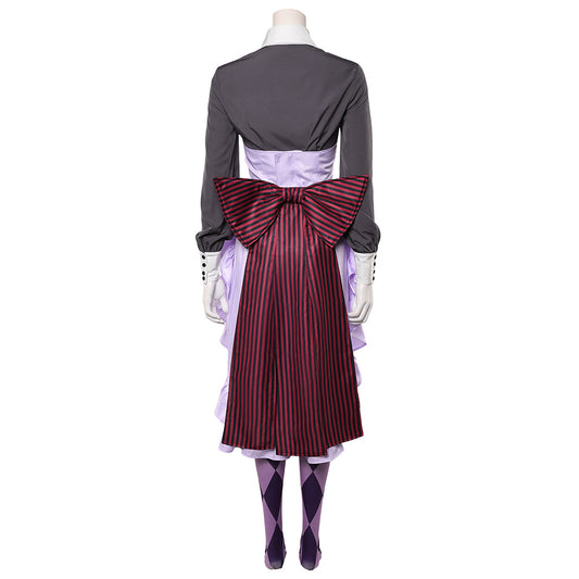 Cosplay Costume Perona One Piece: Heroines(2026) Anime Cosplay Robe Violette et Grise Femme