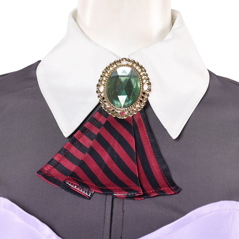 Cosplay Costume Perona One Piece: Heroines(2026) Anime Cosplay Robe Violette et Grise Femme