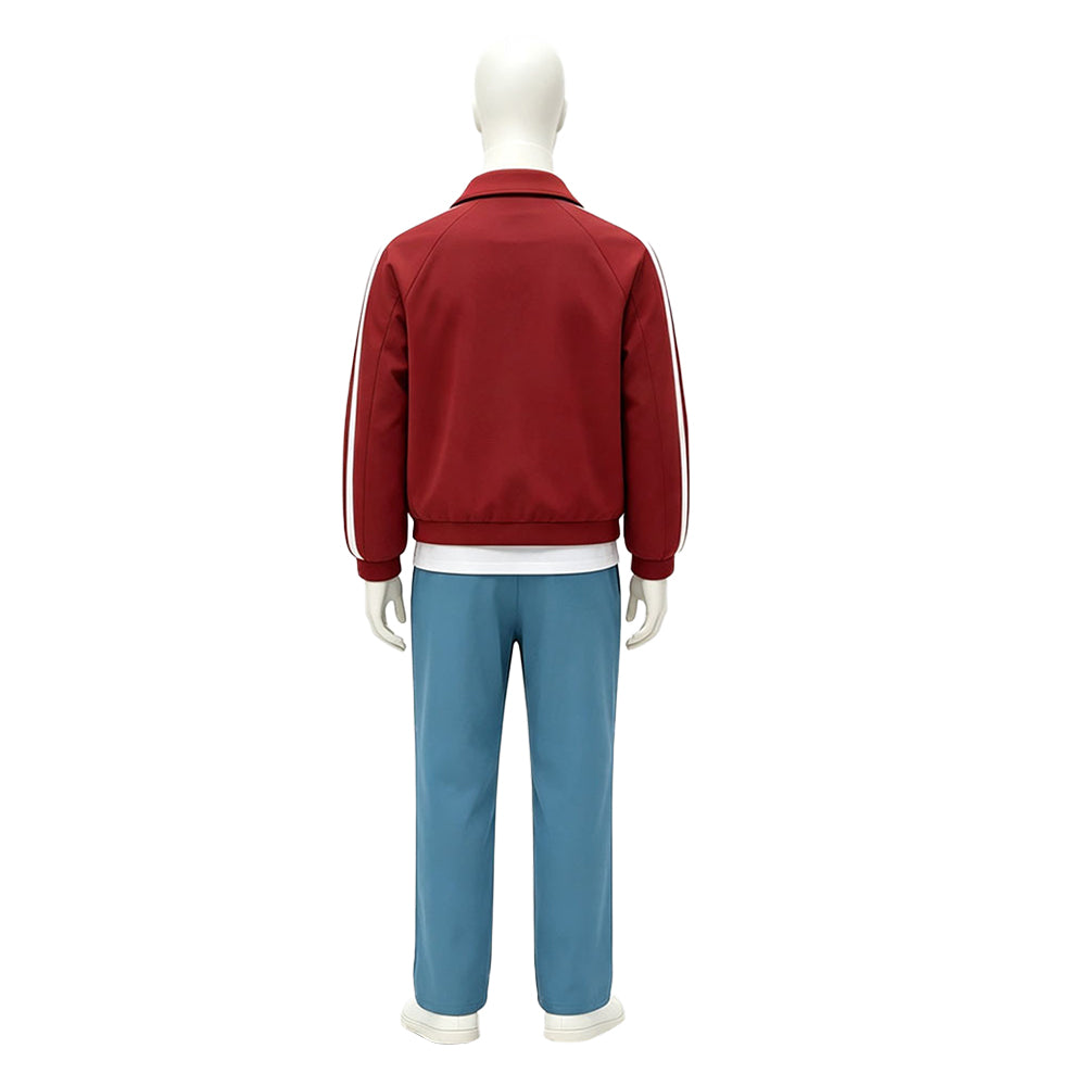 Cosplay Costume Philip J. Fry Futurama TV Cosplay Tenue Blanche et Rouge Homme