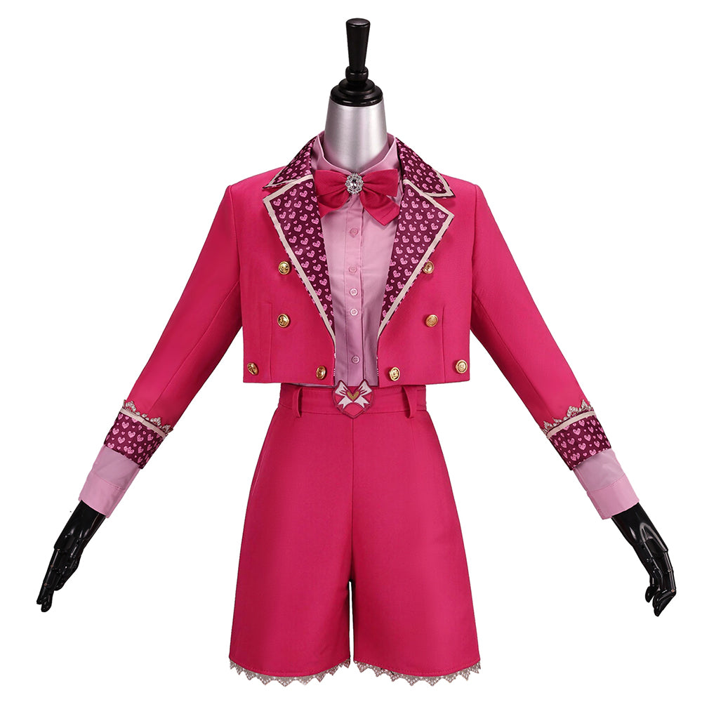 Cosplay Costume Pink Charming Descendants: Wicked Wonderland(2026) Film Cosplay Haut et Short Femme