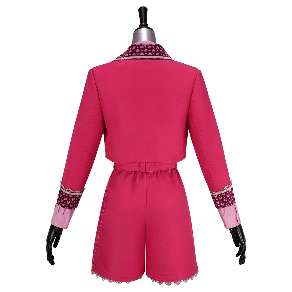 Cosplay Costume Pink Charming Descendants: Wicked Wonderland(2026) Film Cosplay Haut et Short Femme