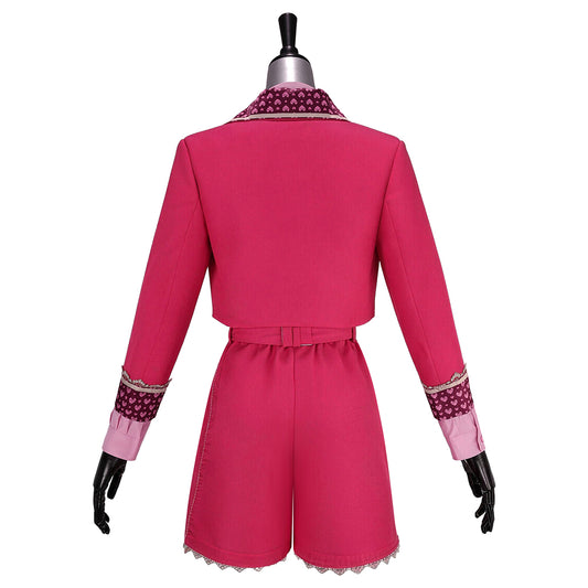 Cosplay Costume Pink Charming Descendants: Wicked Wonderland(2026) Film Cosplay Haut et Short Femme