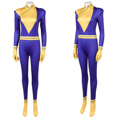 Cosplay Costume Polaris X-Men '97 Saison 2(2026) TV Cosplay Combinaison Bleue et Jaune Femme