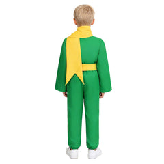 Cosplay Costume Prince Le Petit Prince Film Cosplay Tenue Verte Enfant