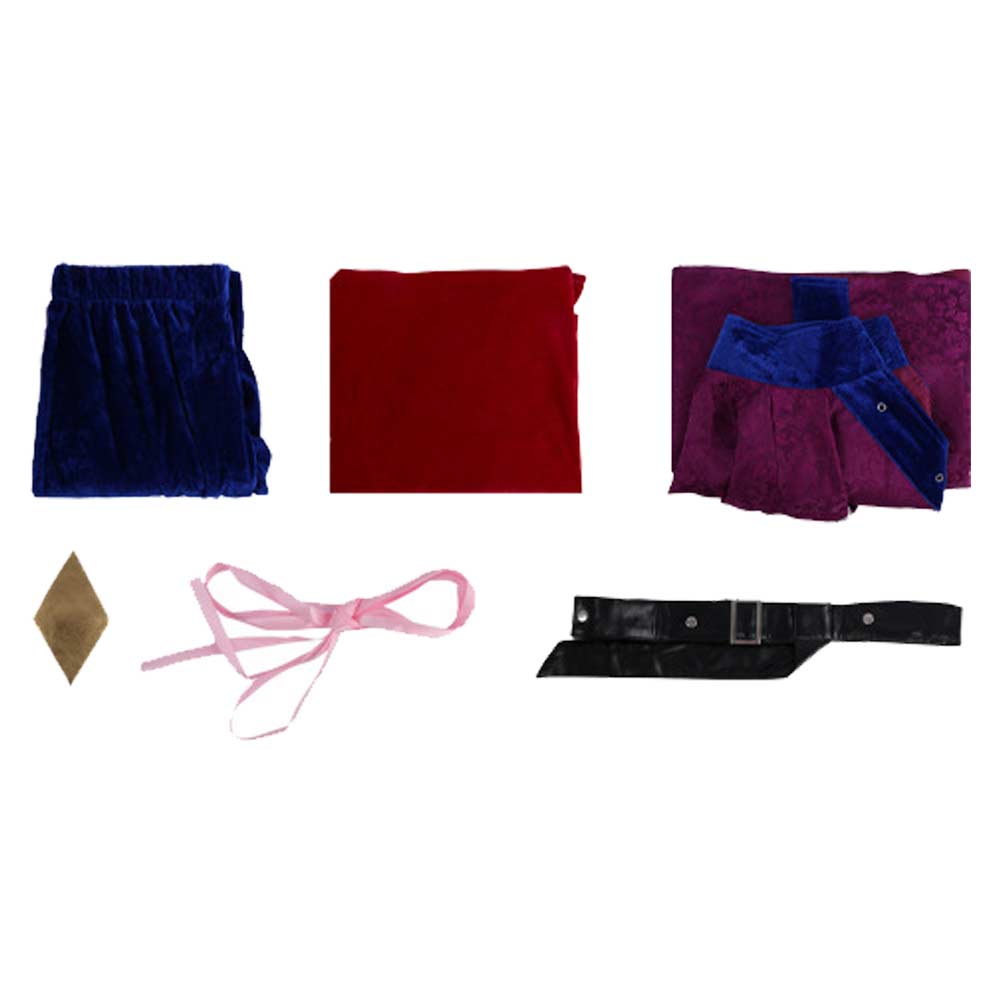 Cosplay Costume Prince Phillip Maléfique Film Cosplay Tenue Violette et Bleue Homme