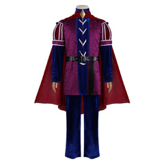 Cosplay Costume Prince Phillip Maléfique Film Cosplay Tenue Violette et Bleue Homme