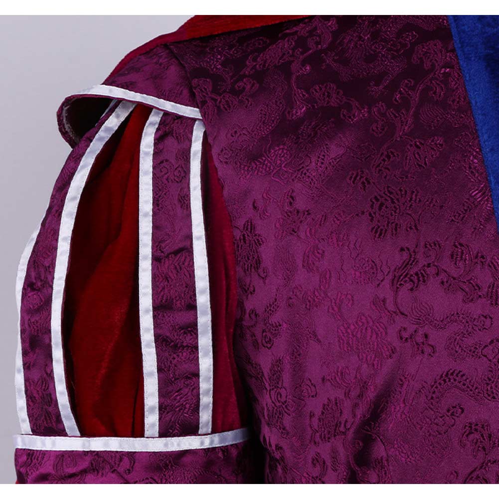 Cosplay Costume Prince Phillip Maléfique Film Cosplay Tenue Violette et Bleue Homme