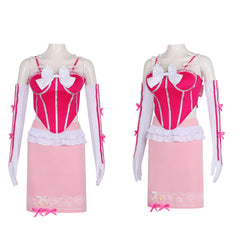 Cosplay Costume Princess Peach Super Mario Jeu Cosplay Tenue Rose Femme