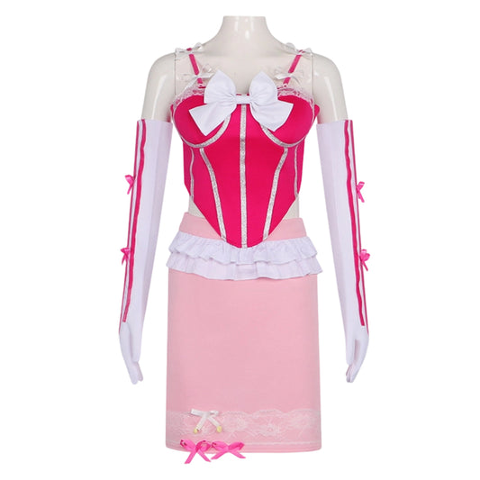Cosplay Costume Princess Peach Super Mario Jeu Cosplay Tenue Rose Femme