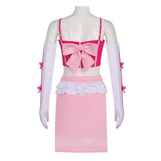 Cosplay Costume Princess Peach Super Mario Jeu Cosplay Tenue Rose Femme