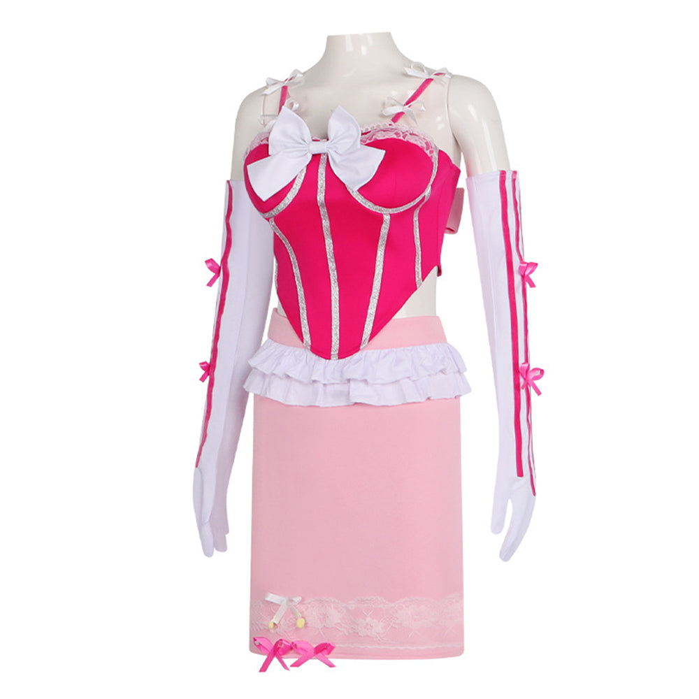Cosplay Costume Princess Peach Super Mario Jeu Cosplay Tenue Rose Femme