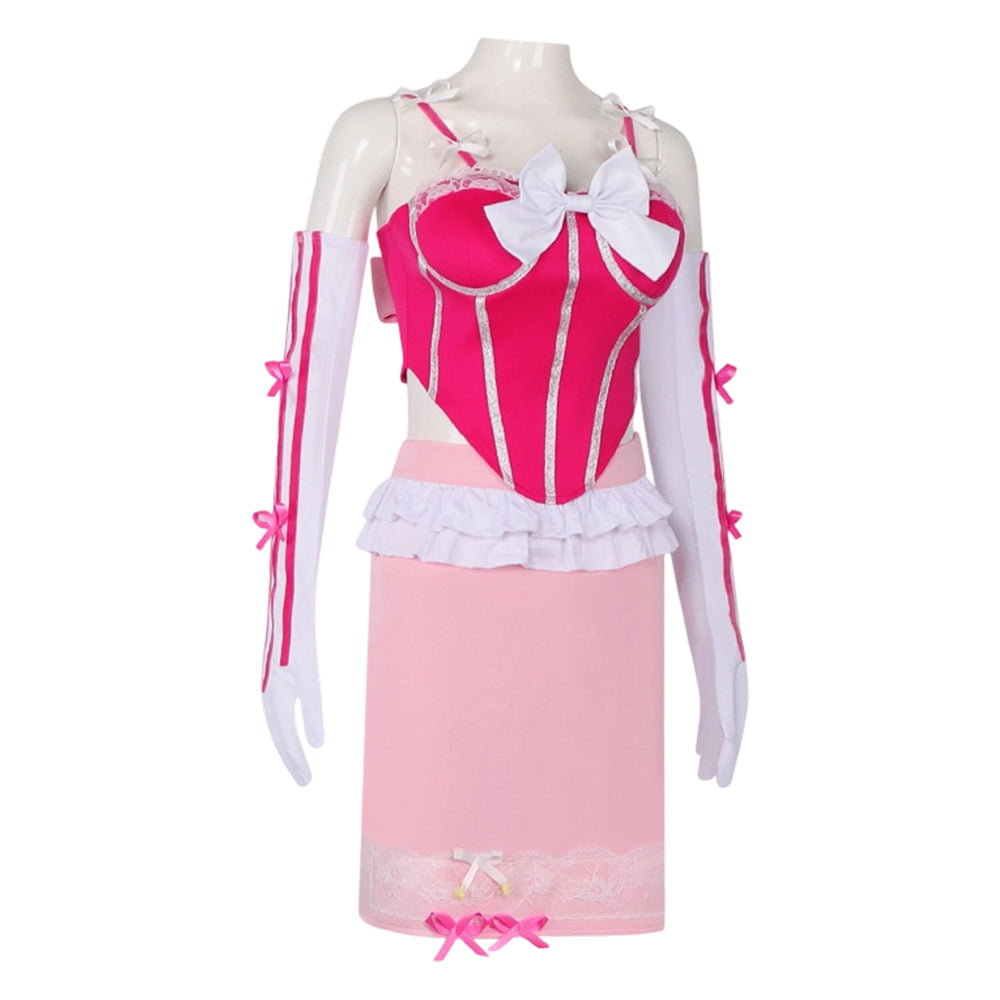 Cosplay Costume Princess Peach Super Mario Jeu Cosplay Tenue Rose Femme