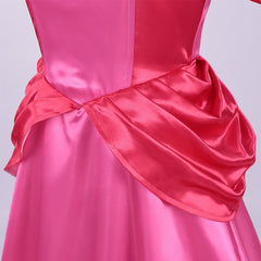 Cosplay Costume Princess Peach The Super Mario Galaxy Movie(2026) Film Cosplay Robe Rouge Femme