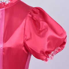 Cosplay Costume Princess Peach The Super Mario Galaxy Movie(2026) Film Cosplay Robe Rouge Femme