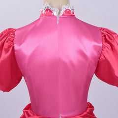 Cosplay Costume Princess Peach The Super Mario Galaxy Movie(2026) Film Cosplay Robe Rouge Femme