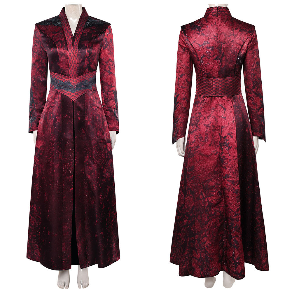 Cosplay Costume Princess Rhaenyra Targaryen House of the Dragon 3(2026) TV Cosplay Robe Rouge Femme