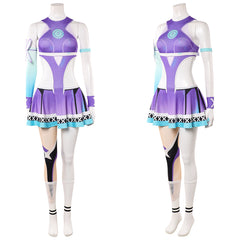 Cosplay Costume Psylocke Chouko Takahashi: The Prodigy Jeu Cosplay Tenue Violette et Blanche Femme