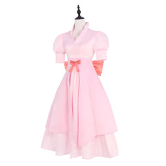 Cosplay Costume Pudding One Piece Live Action 2(2026) TV Cosplay Robe Rose Femme  