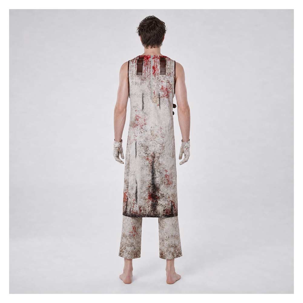 Cosplay Costume Pyramid Head Silent Hill 2 Remaked Jeu Cosplay Tenue Blanche Homme