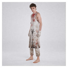 Cosplay Costume Pyramid Head Silent Hill 2 Remaked Jeu Cosplay Tenue Blanche Homme