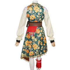 Cosplay Costume R.S Sea of Remnants(2026) Jeu Cosplay Tenue Beige et Verte Femme