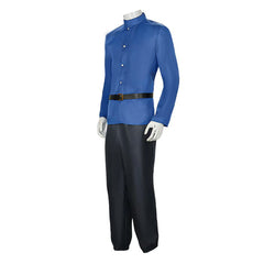 Cosplay Costume Rafał Chikyuu no Undou ni Tsuite Anime Cosplay Tenue Bleue Homme