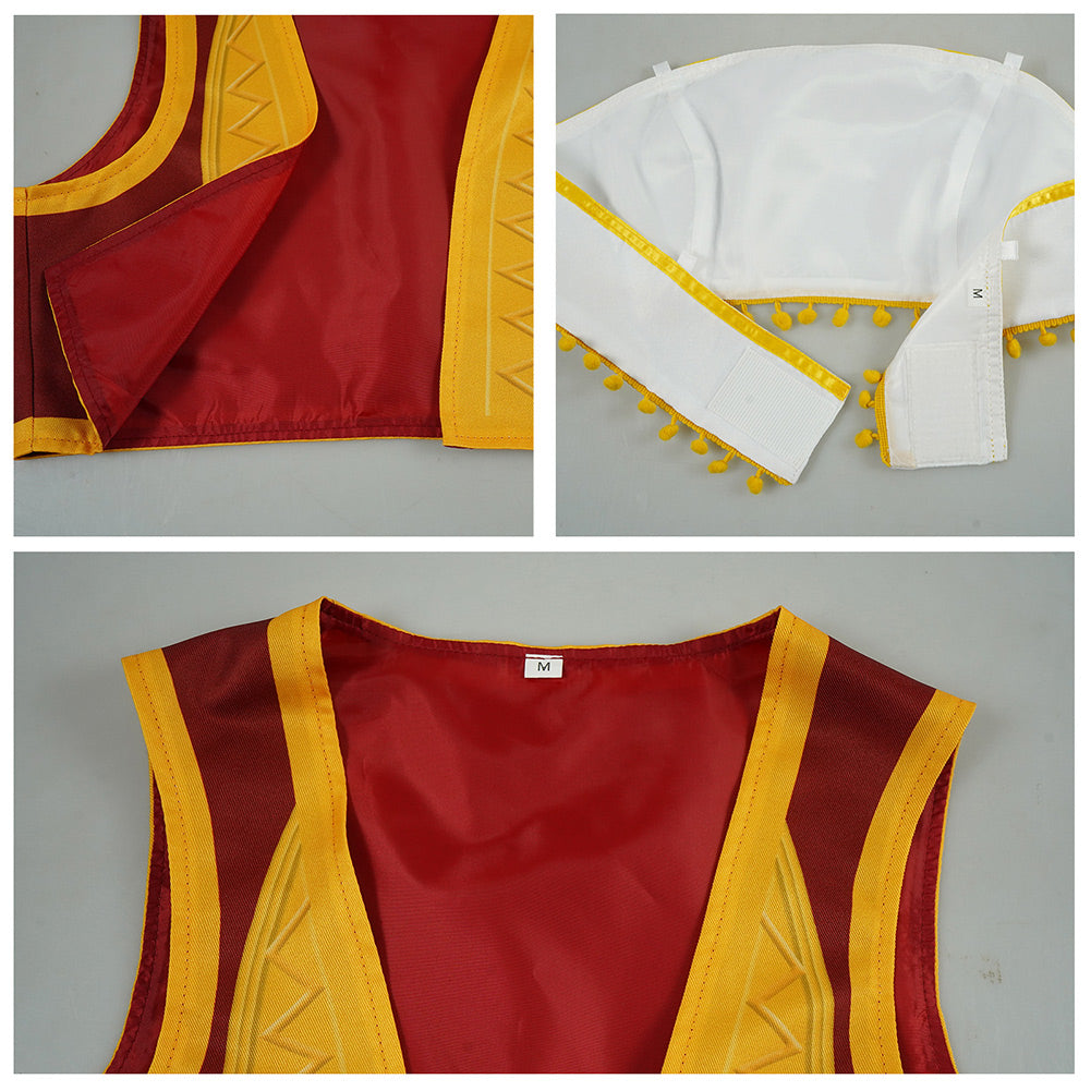 Cosplay Costume Ram Re Zero Saison 4 The Stars that Inscry the Present(2026) Anime Cosplay Tenue Orange Femme