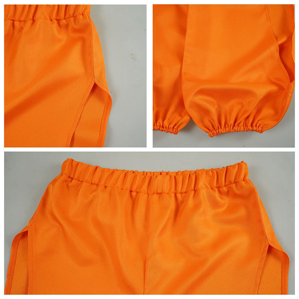Cosplay Costume Ram Re Zero Saison 4 The Stars that Inscry the Present(2026) Anime Cosplay Tenue Orange Femme