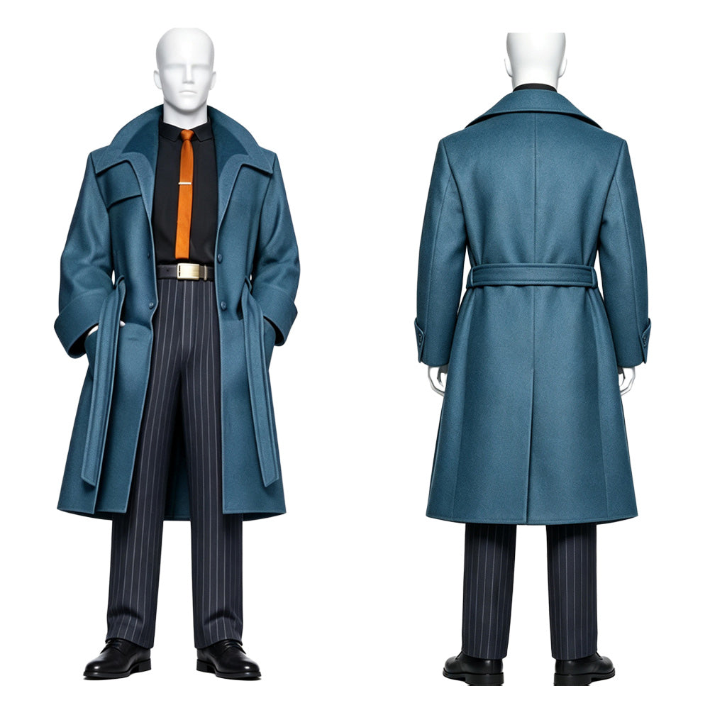 Cosplay Costume Raymond Ray Gunn(2026) Film Cosplay Tenue Bleue et Noire Homme